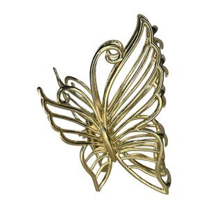 MINI METAL BUTTERFLY CLAW CLIP (GOLD)